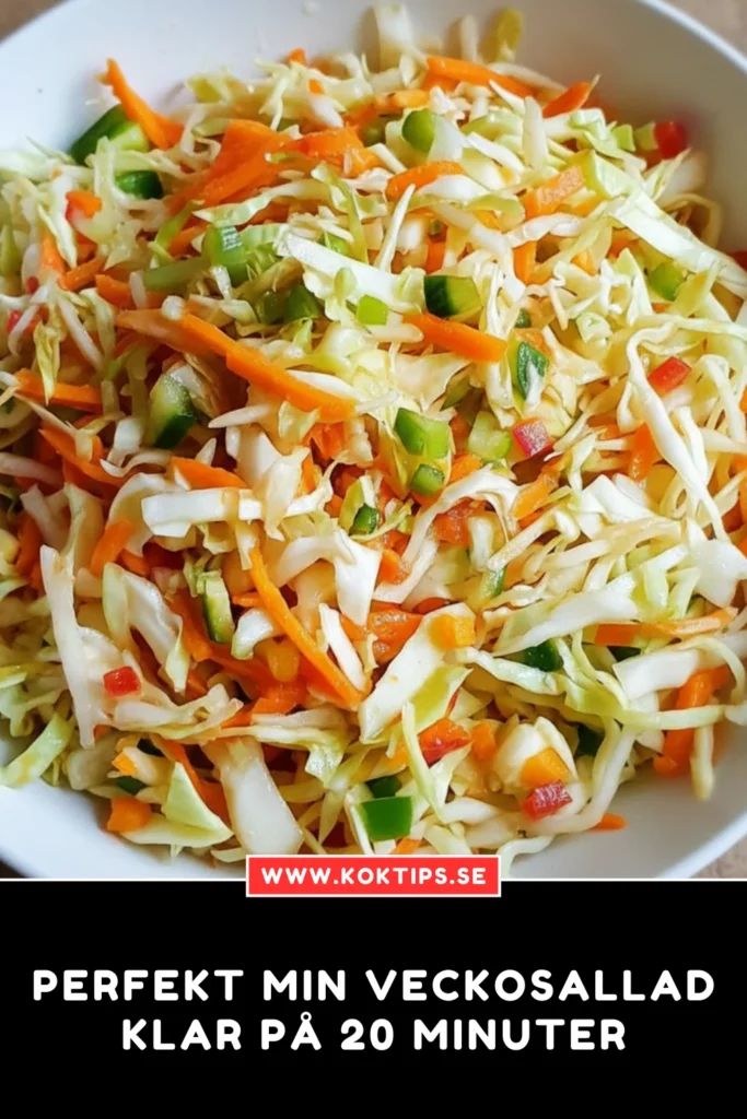 Perfekt Min veckosallad: Klar på 20 minuter