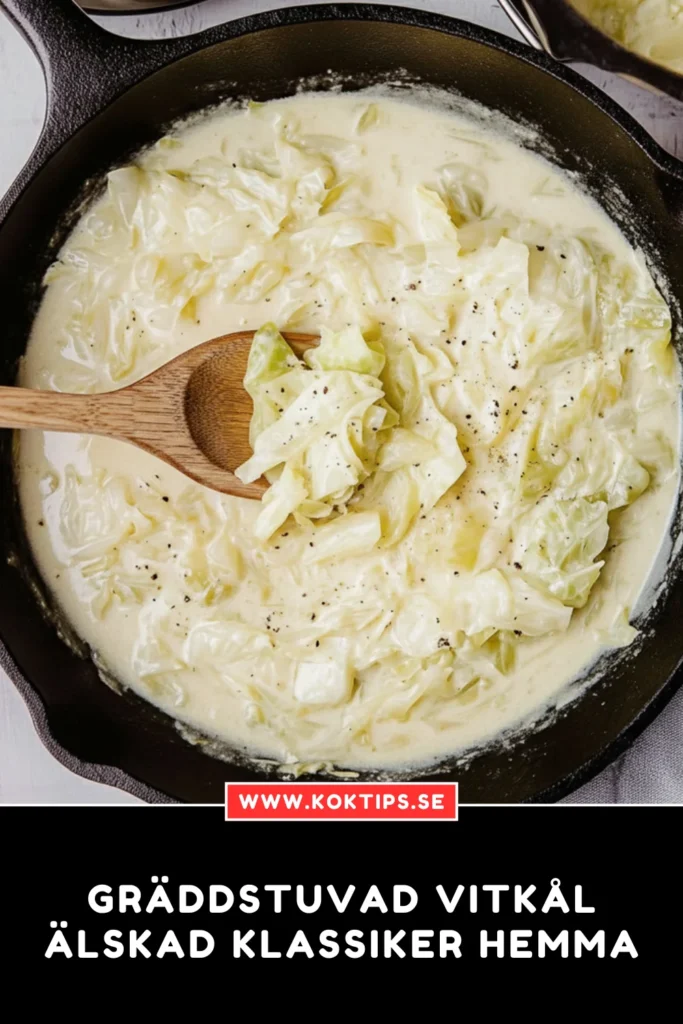 Gräddstuvad vitkål – Älskad klassiker hemma