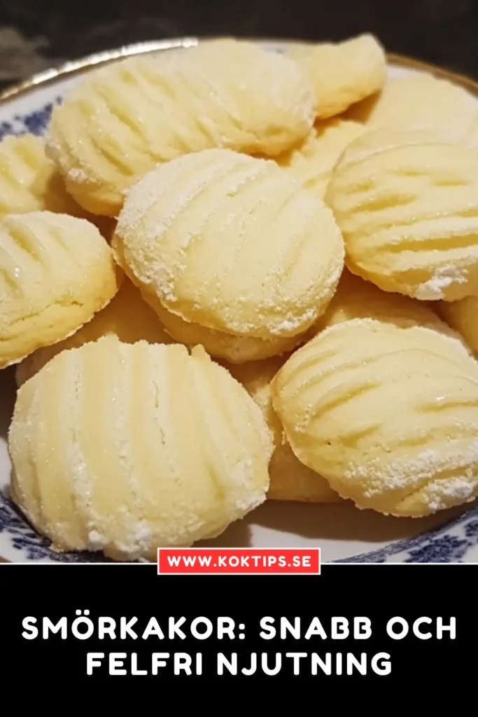 Smörkakor: Snabb och felfri njutning
