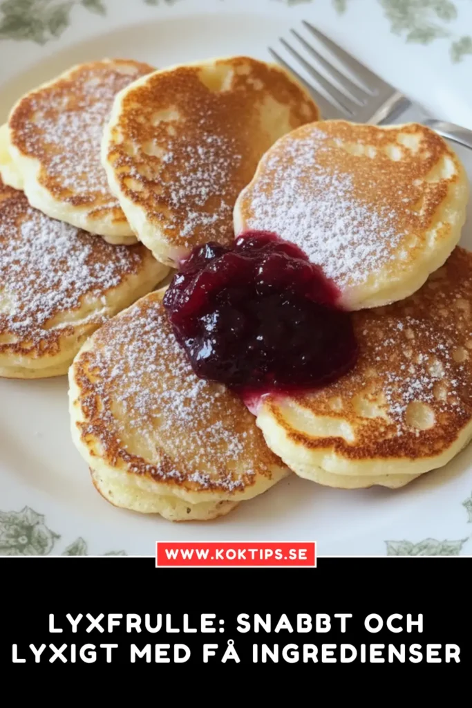 Lyxfrulle: Snabbt och Lyxigt med Få Ingredienser