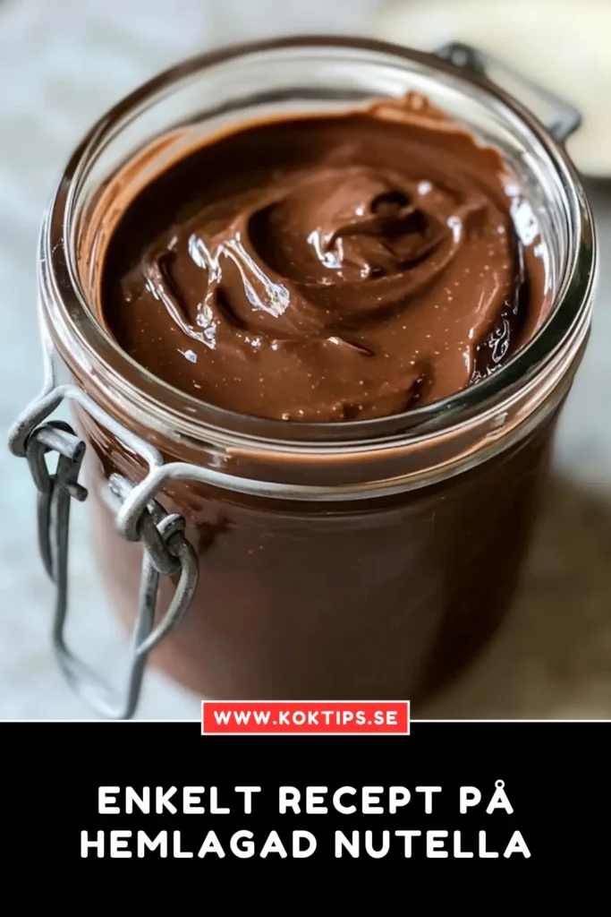 Enkelt recept på hemlagad nutella