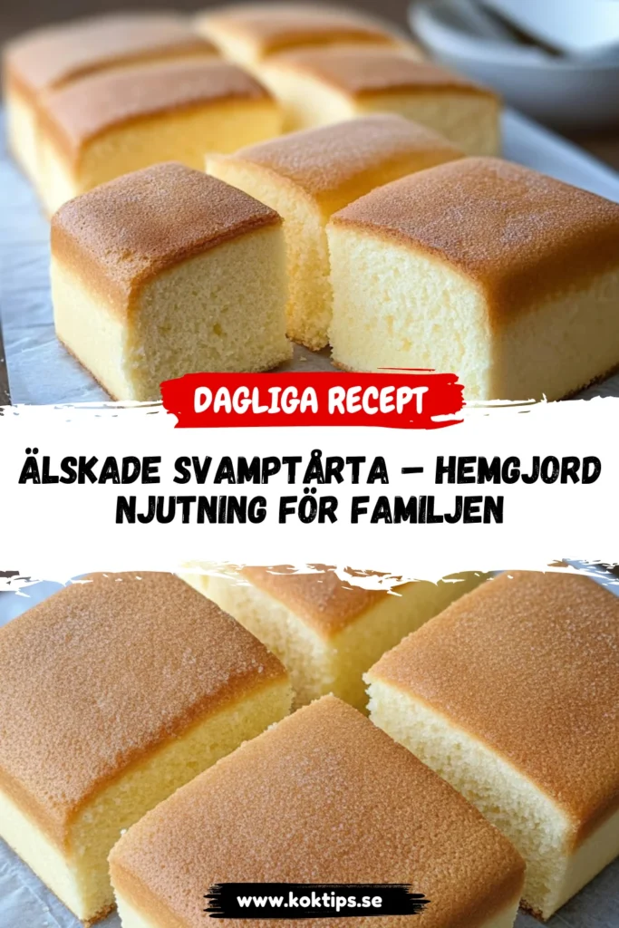 Älskade Svamptårta – Hemgjord njutning för familjen