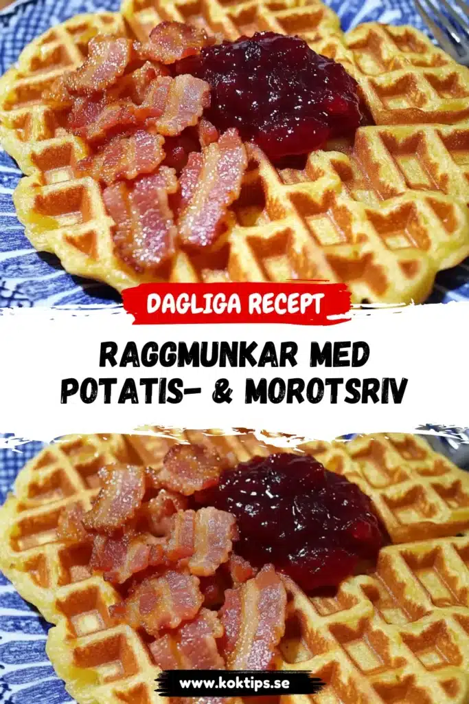 Raggmunkar med potatis- & morotsriv