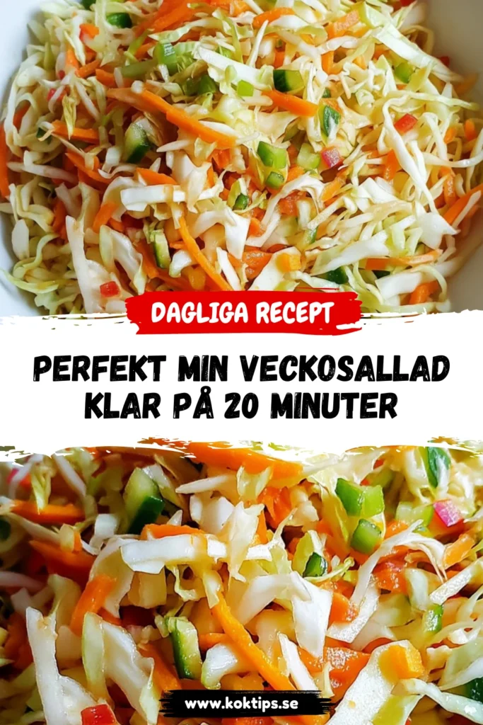 Perfekt Min veckosallad: Klar på 20 minuter