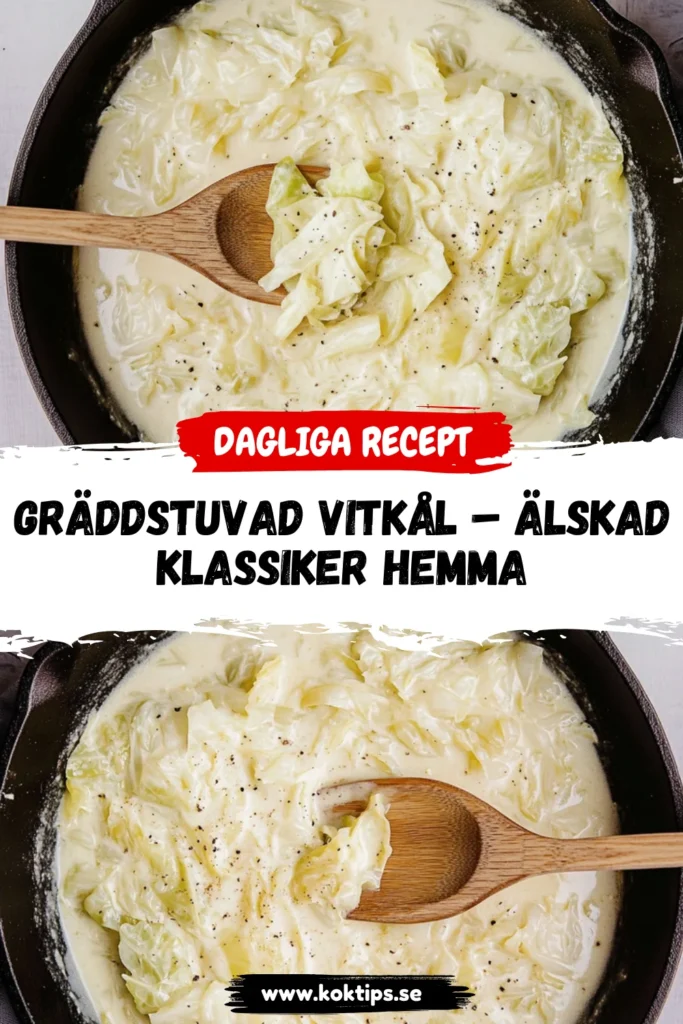 Gräddstuvad vitkål – Älskad klassiker hemma