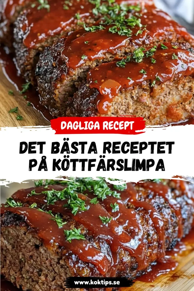 Det bästa receptet på köttfärslimpa