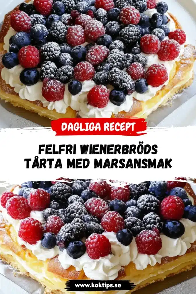 Felfri Wienerbrödstårta med marsansmak
