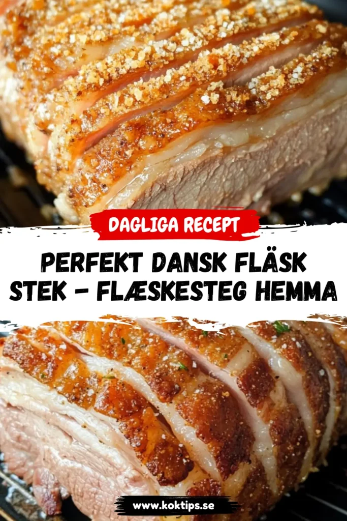 Perfekt Dansk fläskstek - Flæskesteg hemma