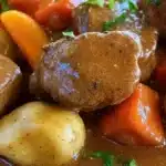 Klassisk Gryta på fläskfilé med schalottenlök