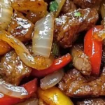 Kinesisk Pepparbiff med Lök