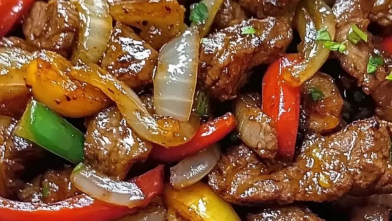 Kinesisk Pepparbiff med Lök