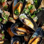 Moule marinière (Musslor i vitt vin)