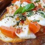Klassisk bruschetta med mozzarella