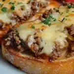 Varma mackor med stark köttfärs