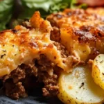 Lyxig potatis och köttfärsgratäng till middag