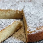 Äkta mandelkaka med rumsvarmt smör