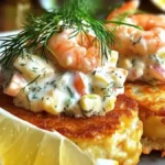 Potatiskaka med räkröra och västerbottensost