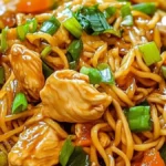 Chicken Chow Mein med den bästa Chow Mein-såsen