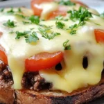 Varm macka med köttfärs & bearnaisesås