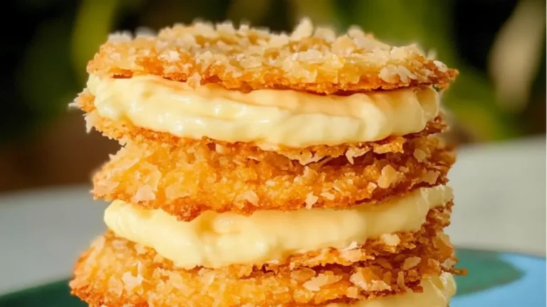 Kokosflarn med citronsmörkräm