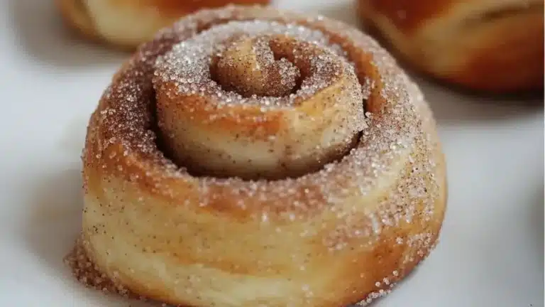 Kanelbullar med kanelsocker