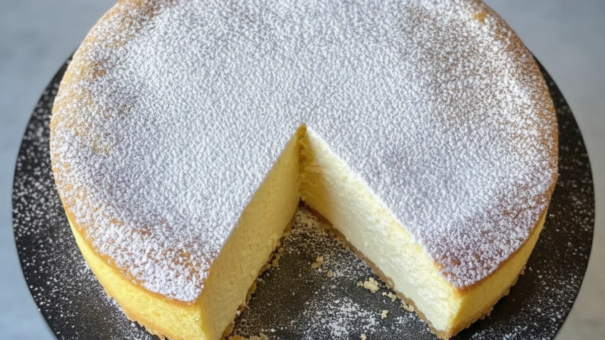 Japansk ostkaka med 3 ingredienser