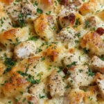 Pastagratäng med kyckling och soltorkade tomater