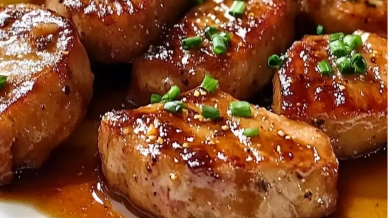 Lyxig Karamelliserad Fläskfilé med sojasmak
