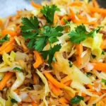 Snabb Vitkålsfräs med sting! Perfekt twist