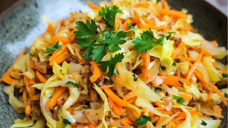 Snabb Vitkålsfräs med sting! Perfekt twist