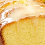 Citron Pound Cake med 4 ingredienser