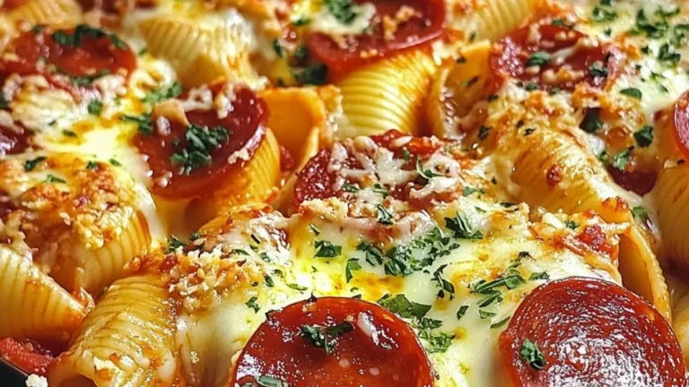 Fyllda skal med pepperonipizza