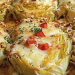 Krispiga veganska kålbiffar med krämig ostsås