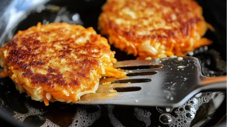 Saftiga vegetariska morotsbiffar med halloumi-touch