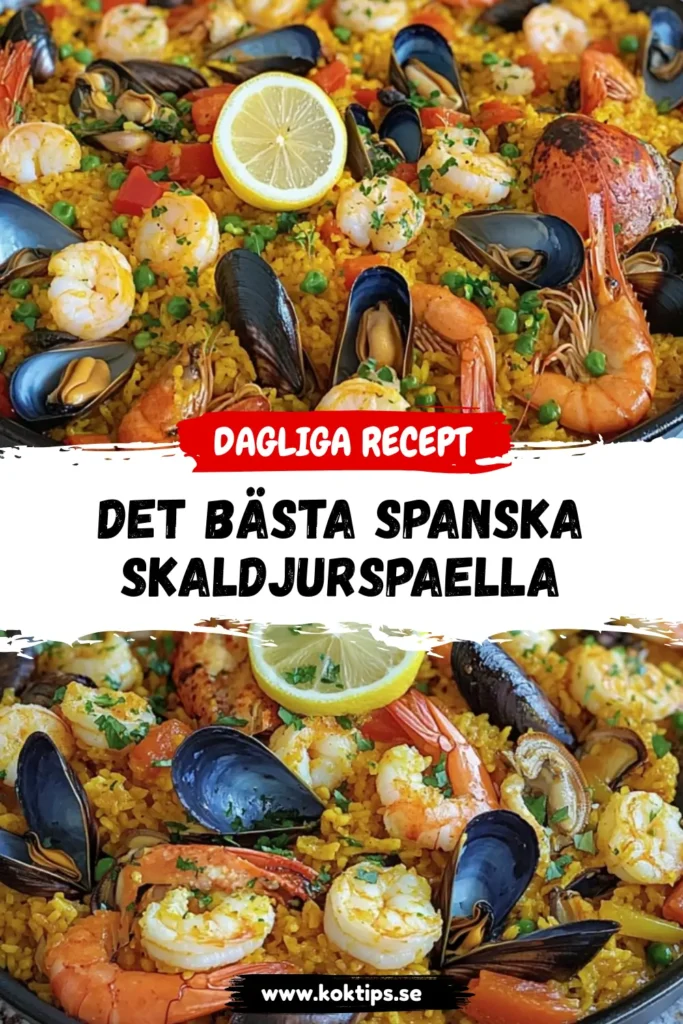 Det bästa spanska skaldjurspaella-receptet