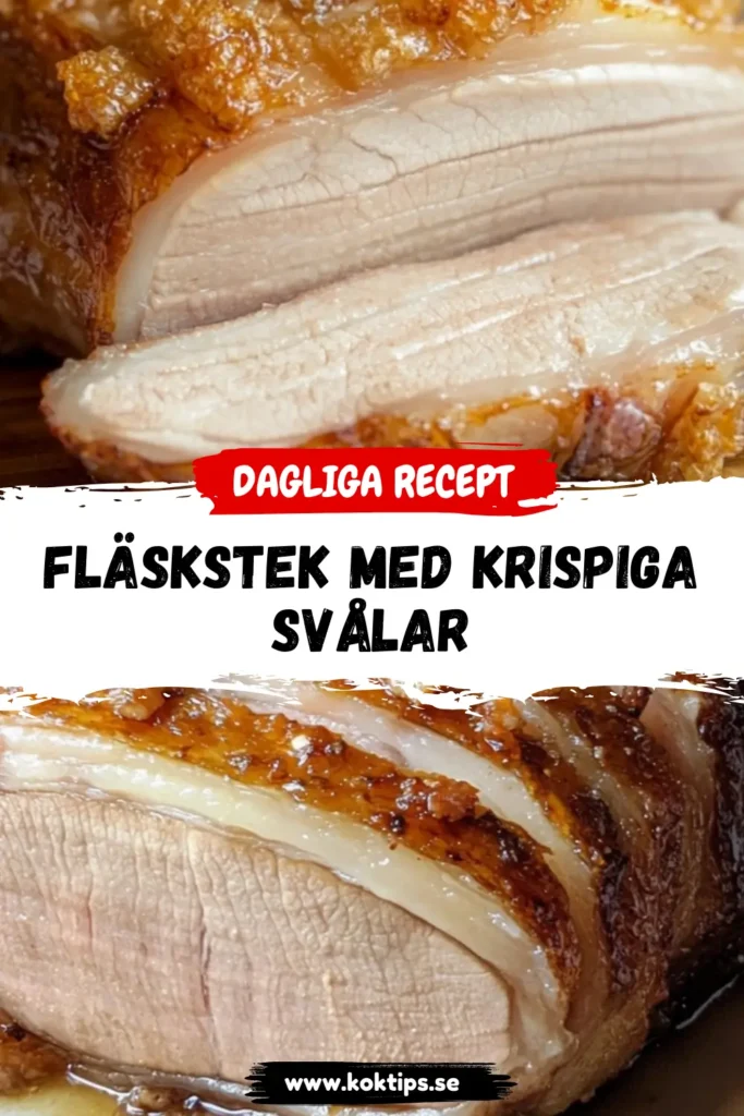 Fläskstek med krispiga svålar