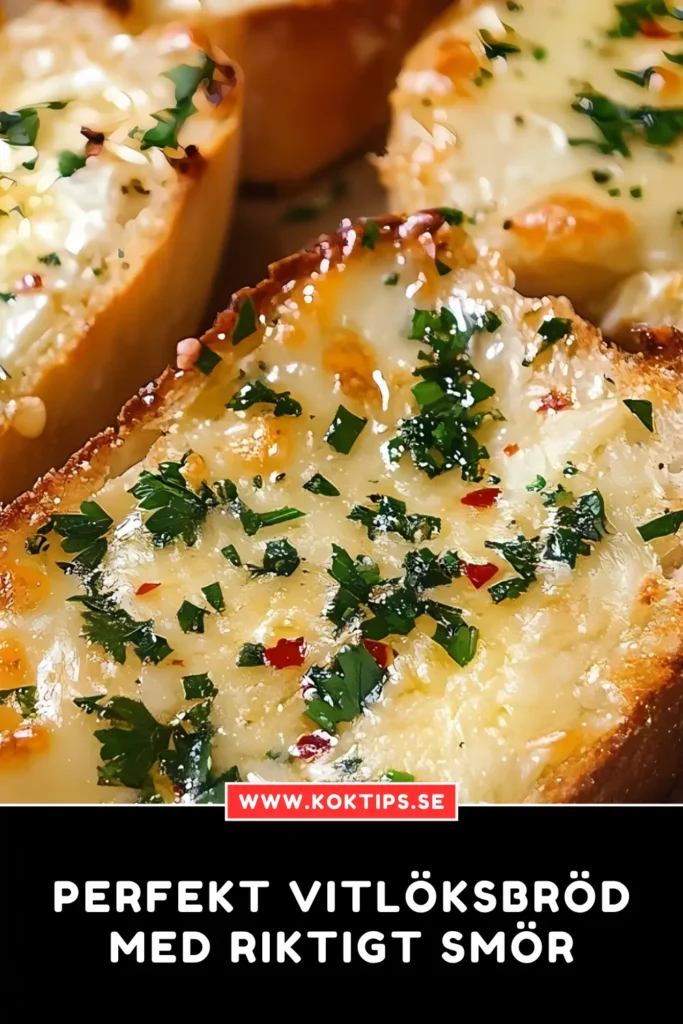 Perfekt Vitlöksbröd med Riktigt Smör
