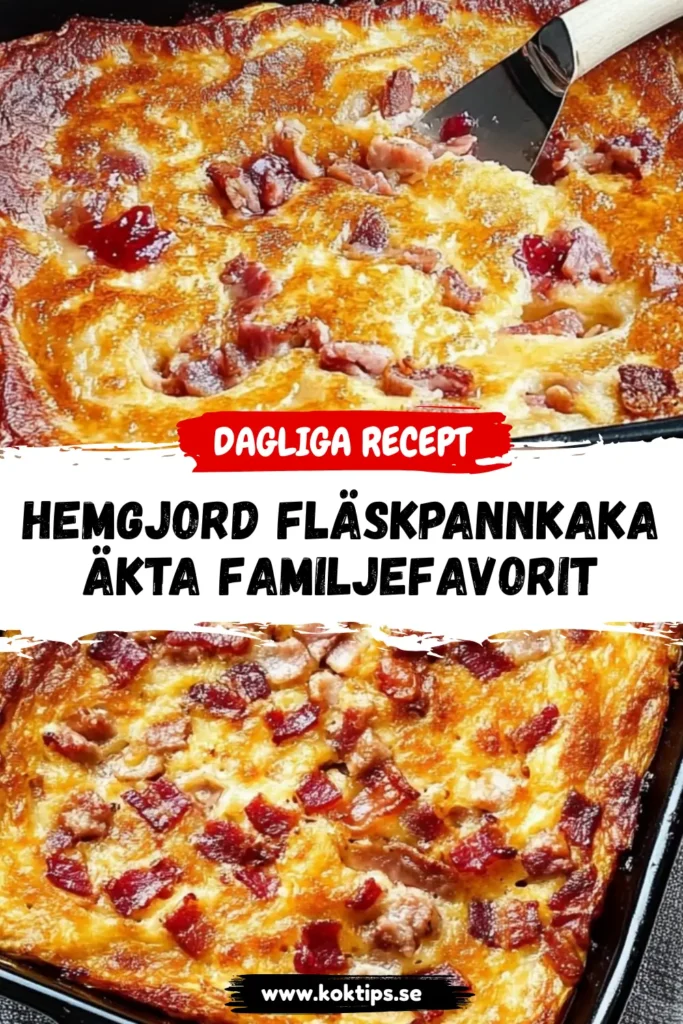 Hemgjord Fläskpannkaka - Äkta familjefavorit