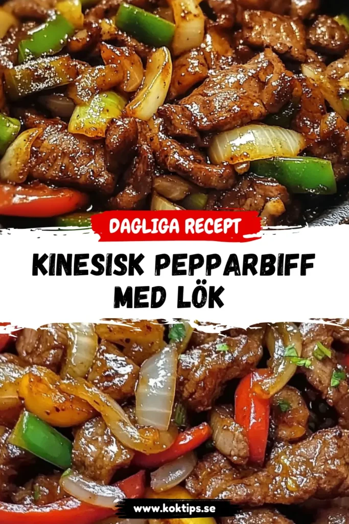 Kinesisk Pepparbiff med Lök