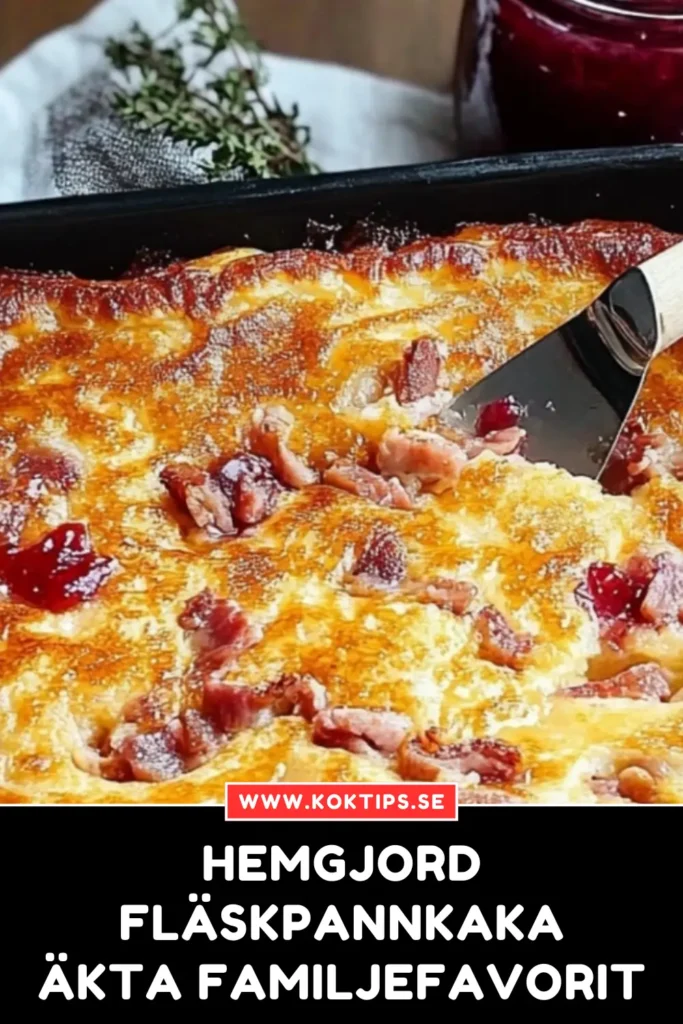 Hemgjord Fläskpannkaka - Äkta familjefavorit