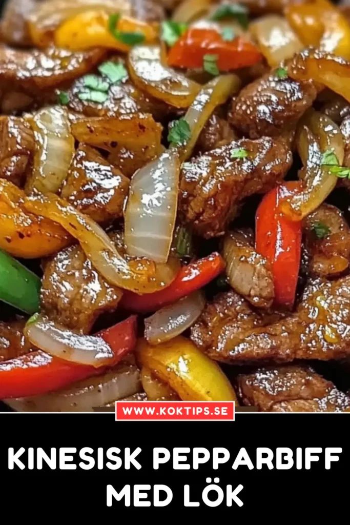 Kinesisk Pepparbiff med Lök