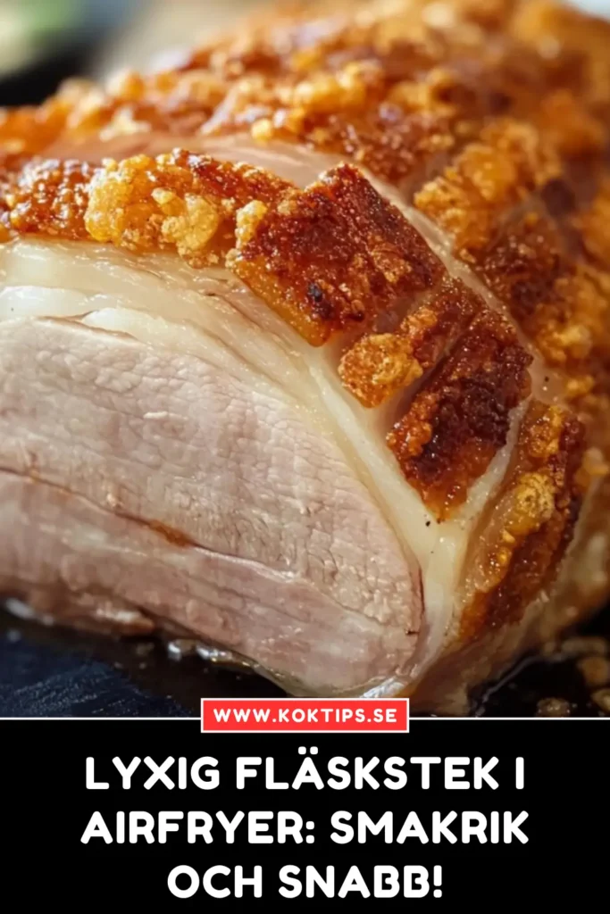 Lyxig Fläskstek i airfryer: Smakrik och snabb!
