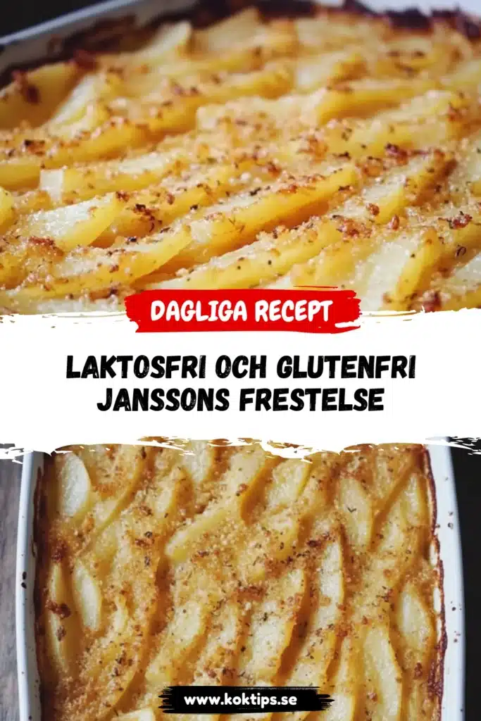 Laktosfri och glutenfri Janssons Frestelse