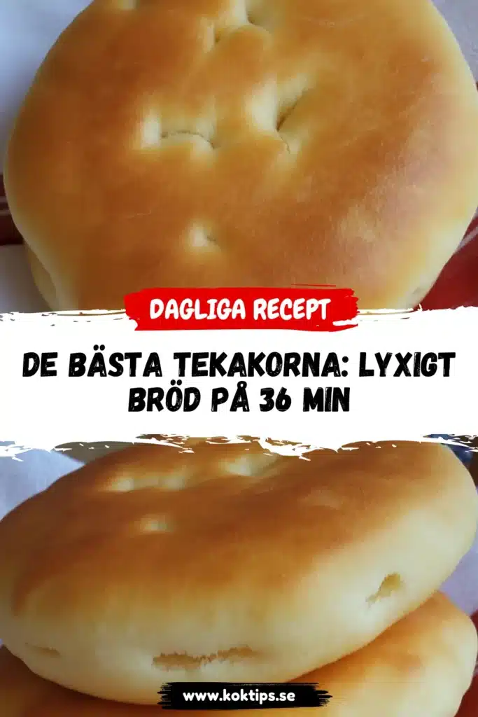 De bästa tekakorna: Lyxigt bröd på 36 min
