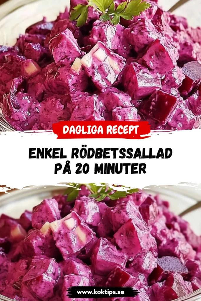 Enkel Rödbetssallad på 20 minuter