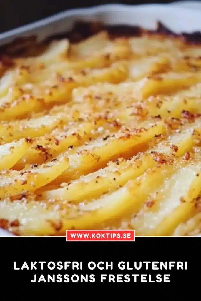 Laktosfri och glutenfri Janssons Frestelse