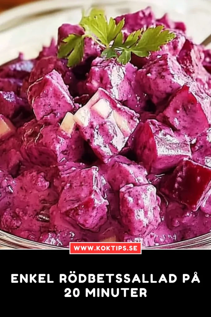 Enkel Rödbetssallad på 20 minuter