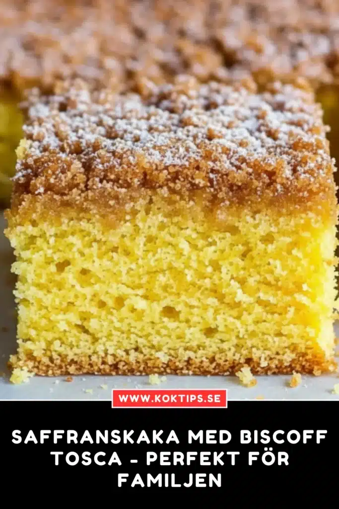 Älskade Saffranskaka med Biscofftosca – Perfekt för Familjen