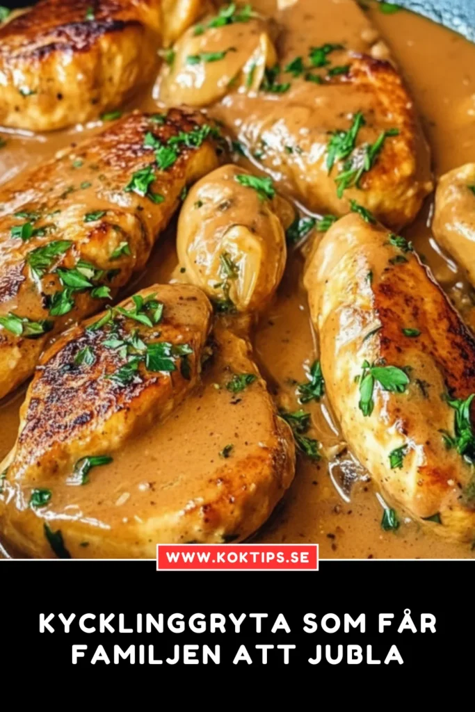 Kycklinggryta som får familjen att jubla