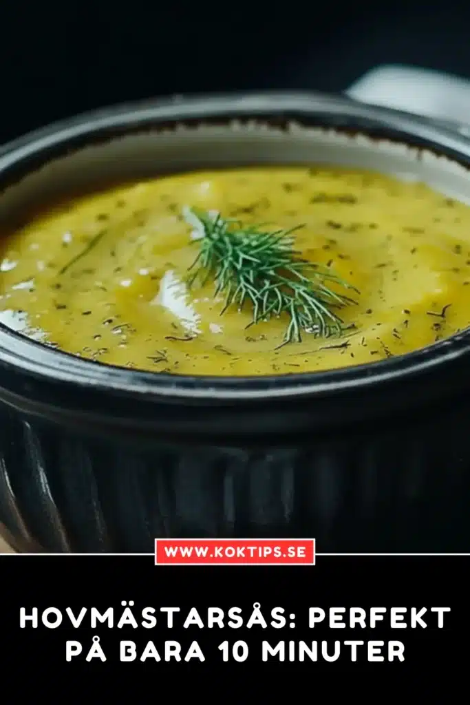Hovmästarsås: Perfekt på bara 10 minuter